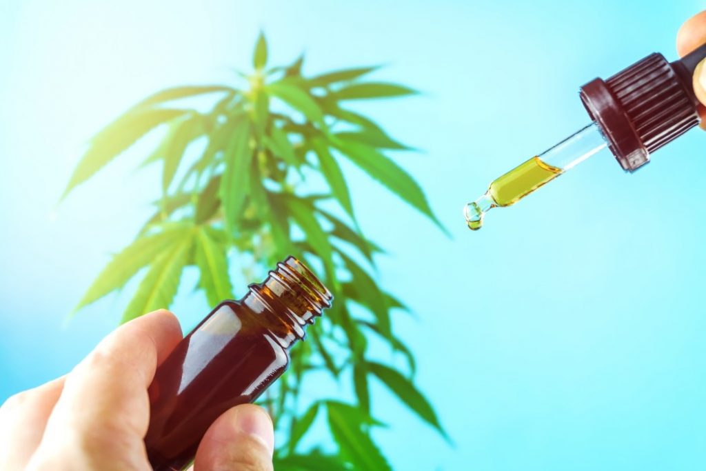 CBD or cannabidiol oil tincture