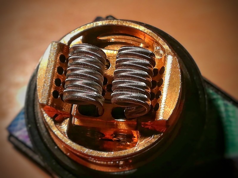 vape coil of a portable vaporizer